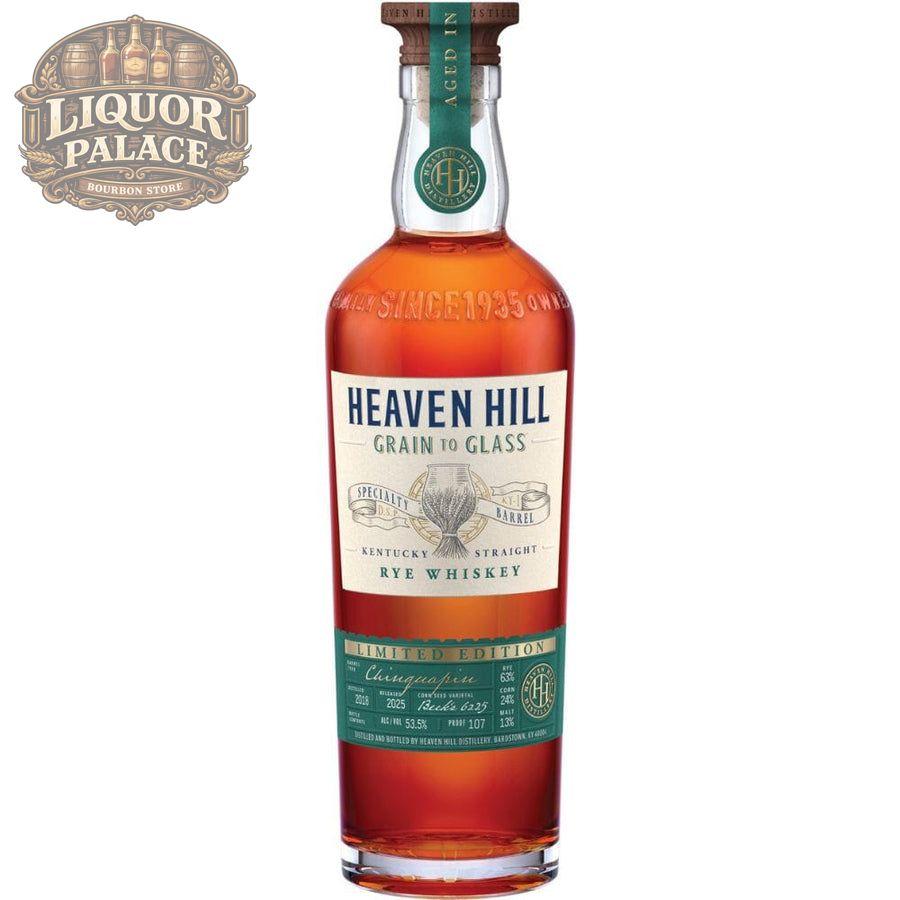 Heaven Hill Grain to Glass Specialty Barrel Series Rye Whiskey – Aged in Chinquapin Oak – 53.5% ABV (107 Proof)